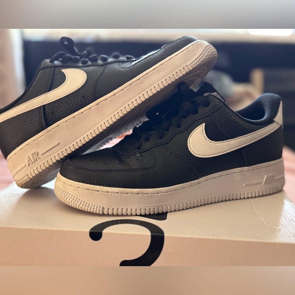 Nike Air Force 1 Black and White Sneakers